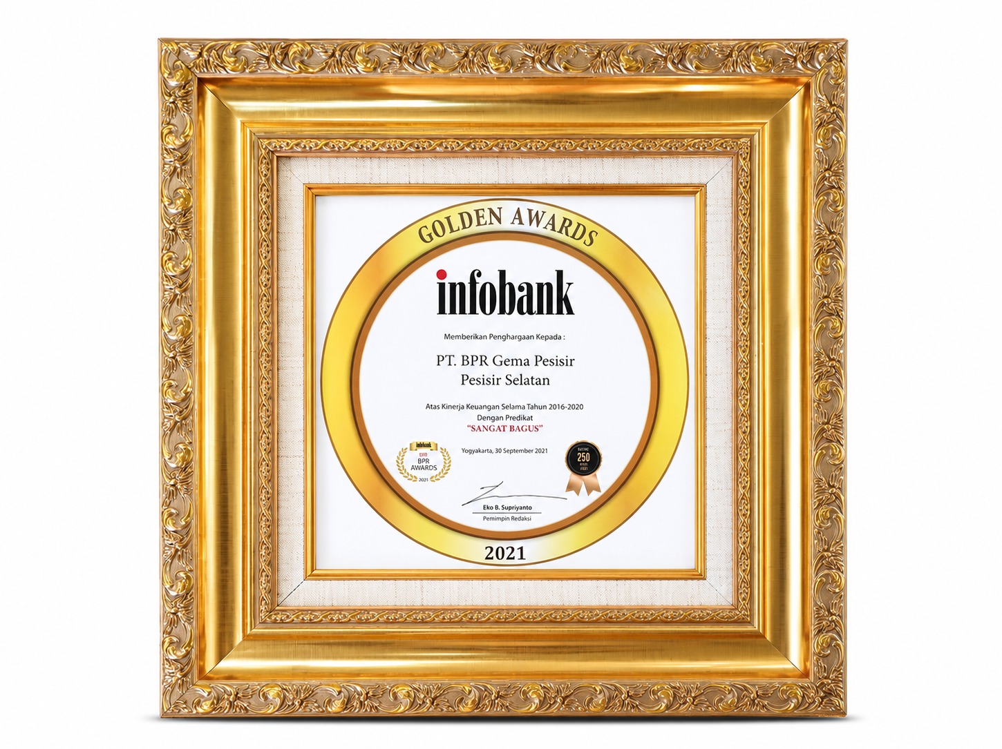Info Bank - BPR AWARDS 2021