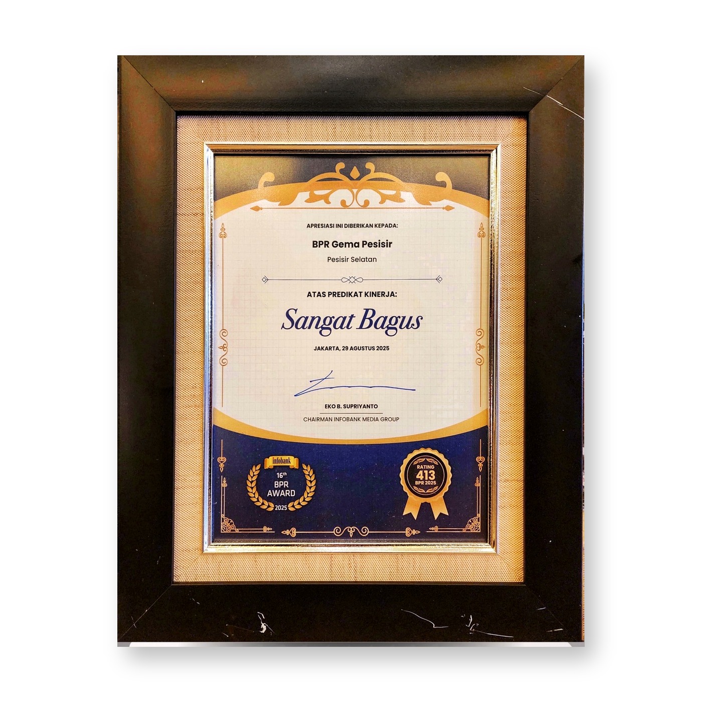 Info Bank - BPR AWARDS 2025