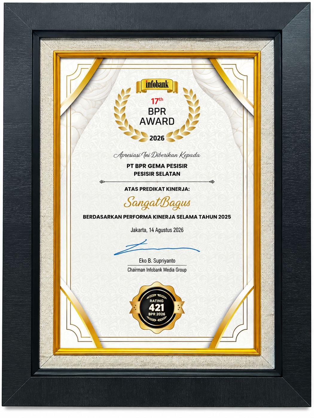 Info Bank - BPR AWARDS 2026